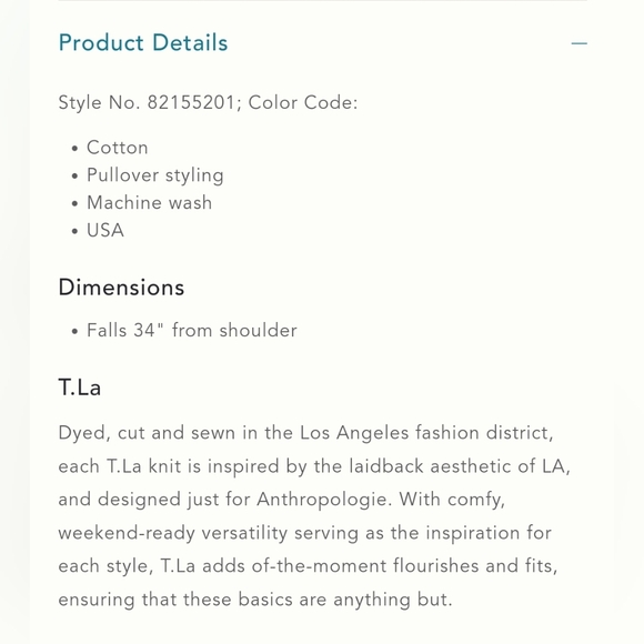 NWT ANTHROPOLOGIE | T.La Black Dolman Dress - Picture 5 of 6